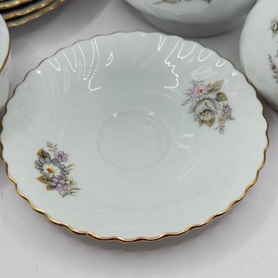 LOT 138L: Vintage Western Germany Golden Crown Residenz Tea Set