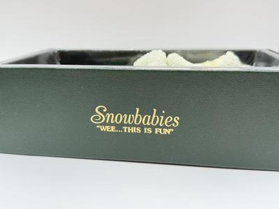 LOT 139K: Department 56 Snowbabies w/ Boxes - "Read Me a Story," "One, Two, High Button Shoe" & "Wee...This...