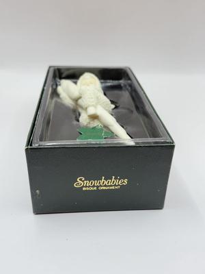 LOT 139K: Department 56 Snowbabies w/ Boxes - "Read Me a Story," "One, Two, High Button Shoe" & "Wee...This...