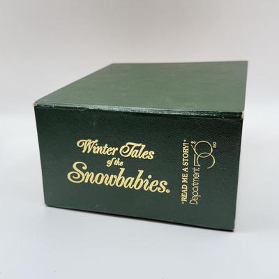 LOT 139K: Department 56 Snowbabies w/ Boxes - "Read Me a Story," "One, Two, High Button Shoe" & "Wee...This...