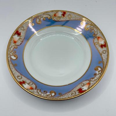 LOT 140K: Vintage Hand Painted Noritake Japanese Lustreware Teapot & Beautiful Hand Painted Tea Cup & Saucers