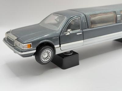 LOT 142K: Model Vehicles - 1:24 Ford Lincoln Limousine, Wooden 1920s Style Car & Derby Car
