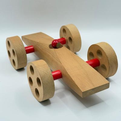 LOT 142K: Model Vehicles - 1:24 Ford Lincoln Limousine, Wooden 1920s Style Car & Derby Car