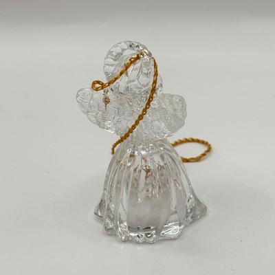LOT 146K: Christmas Ornaments - Swarovski Crystal Snowflake, Wedgwood "Hark the Herald Angels" & Crystal Angel