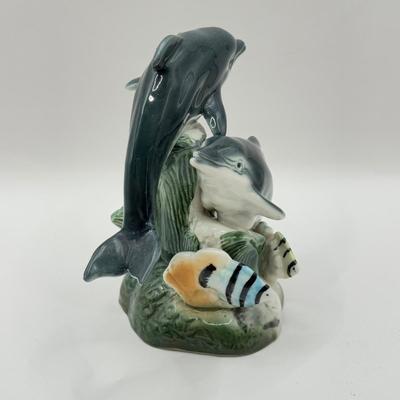 LOT 147K: Little Guy Collection - Signed Sculptures, Porcelain Dolphins, Wade Whimsies & More