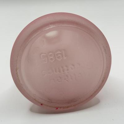 LOT 150K: Vintage 1980s Wheaton Christmas Santa's Reindeer Glass Bell Bottles