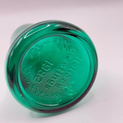 LOT 150K: Vintage 1980s Wheaton Christmas Santa's Reindeer Glass Bell Bottles