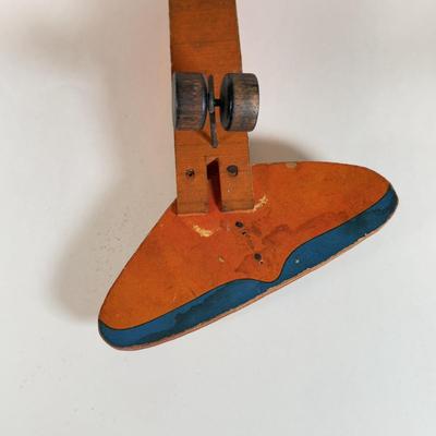 LOT 152 O: Vintage Fischer Price American Airlines Flagship Wooden Airplane Toy