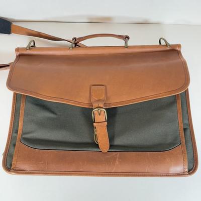 LOT 157B: Briefcases - LL Bean & Top Grain Leather