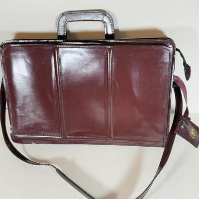 LOT 157B: Briefcases - LL Bean & Top Grain Leather