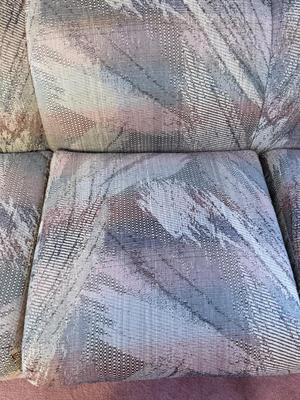 LOT 160L: Pair of 1980s Print Sofas - Good Condition