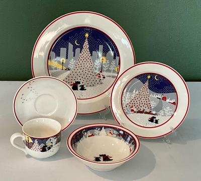 Noritake ‘Twas The Night Before Christmas Setting for 4