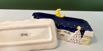 Noritake ‘Twas The Night Before Christmas Butter Dish
