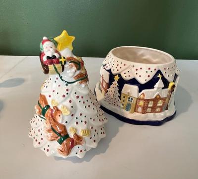 Noritake Twas The Night Before Christmas Cookie Jar