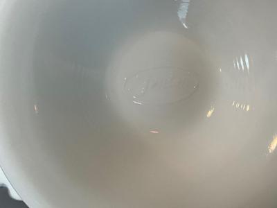 Fenton Milk Glass Bowl 6” to 8in