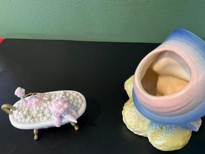 Vintage 1955 Hull Poodle Planter