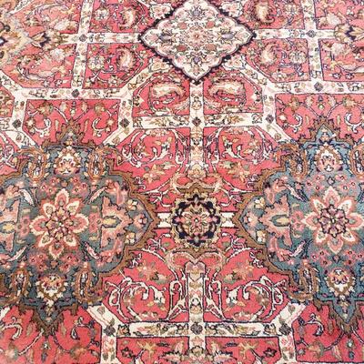 7'9" x 5'6" Persian Rug-Rose, Blue & Bronze (DR-KD)