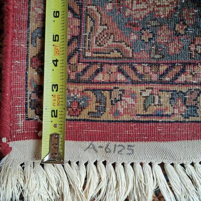 7'9" x 5'6" Persian Rug-Rose, Blue & Bronze (DR-KD)