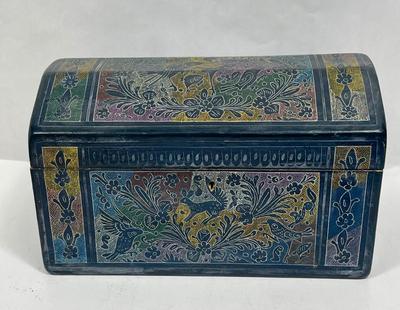 Olinalá Guerrero Box Trunk - Mexican Folk Art