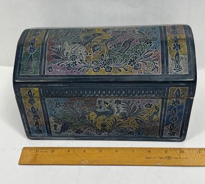 Olinalá Guerrero Box Trunk - Mexican Folk Art
