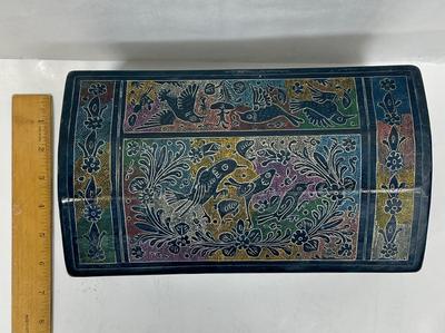 Olinalá Guerrero Box Trunk - Mexican Folk Art