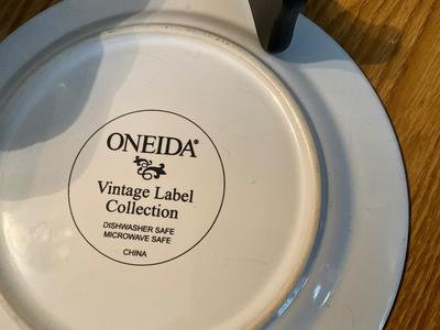 Oneida Sunflower Canister and Plate