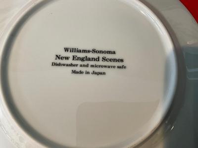 Williams-Sonoma New England Set of 6 Plates