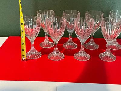 Mikasa Park Lane Lead Crystal Wine Glasses Made in Germany 8