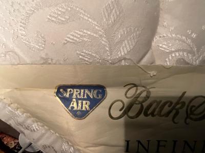 1970’s Kingsize Ethan Allen Bed Frame AND Infinity Mattress