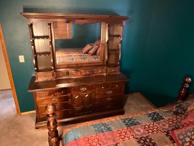 1970’s Ethan Allen Dresser with Mirror