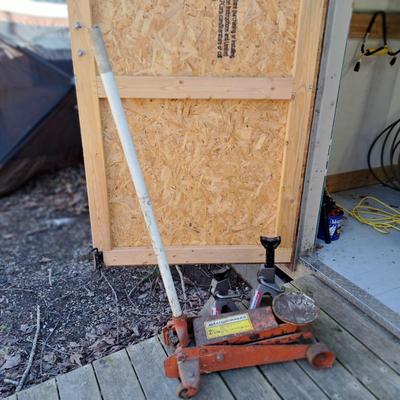 ATD Hydraulic Floor Jack & Pittsburgh Jack Stands (SF-SD)
