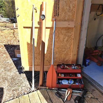 Fisherman's Lot - Olympic Reel, Shakespeare Rod, Solingen Gator Knife, Lures & More (SF-SD)