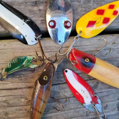 Fisherman's Lot - Olympic Reel, Shakespeare Rod, Solingen Gator Knife, Lures & More (SF-SD)
