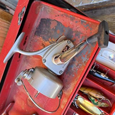 Fisherman's Lot - Olympic Reel, Shakespeare Rod, Solingen Gator Knife, Lures & More (SF-SD)