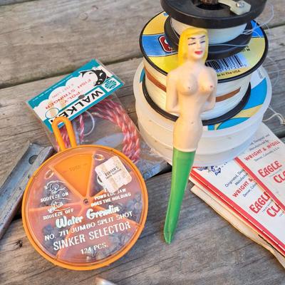 Fisherman's Lot - Olympic Reel, Shakespeare Rod, Solingen Gator Knife, Lures & More (SF-SD)