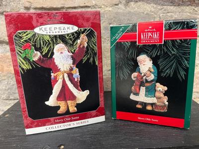 Santa ornament lot #2
