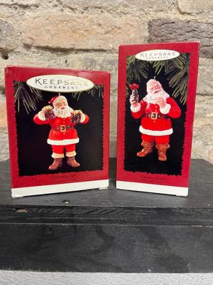 Santa ornament lot #1