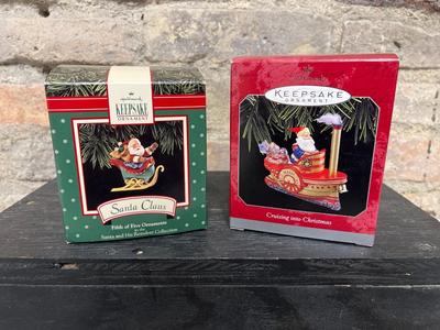 Santa ornament lot #1