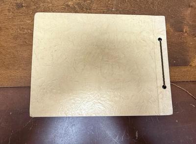 Lot of 3 old photo albums - family pictures including work trips and vacations in many parts of California
