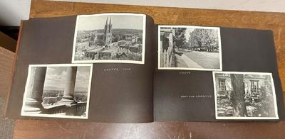 Lot of 3 old photo albums - family pictures including work trips and vacations in many parts of California