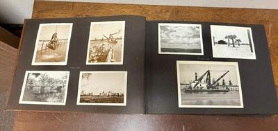 Lot of 3 old photo albums - family pictures including work trips and vacations in many parts of California