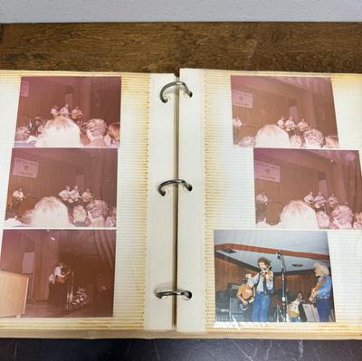 Lot of 3 old photo albums - family pictures including work trips and vacations in many parts of California