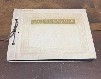 Lot of 3 old photo albums - family pictures including work trips and vacations in many parts of California