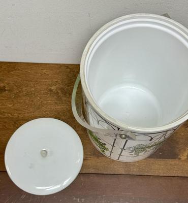 Mid Century Modern Hanging Plants Georges Briard USA Large Ice Bucket 11" x 8"