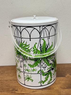 Mid Century Modern Hanging Plants Georges Briard USA Large Ice Bucket 11" x 8"