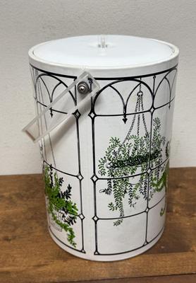 Mid Century Modern Hanging Plants Georges Briard USA Large Ice Bucket 11" x 8"