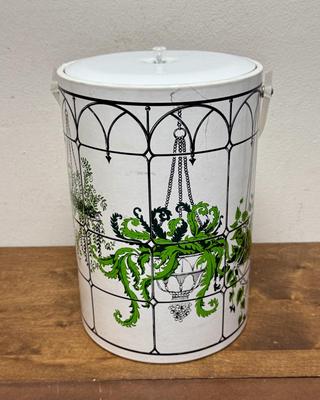 Mid Century Modern Hanging Plants Georges Briard USA Large Ice Bucket 11" x 8"