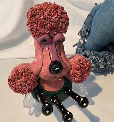 Gund Denim Poodle and Poodle Key holder
