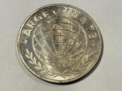 Argentina 1978 Uncirculated Condition 3000 Pesos Silver Coin KM#80 as Pictured. FREE DOMESTIC SHIPPING.