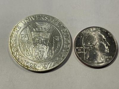 Austria 1972 Brilliant Uncirculated 50 Schilling Silver Coin KM#2913 as Pictured. FREE DOMESTIC SHIPPING.
